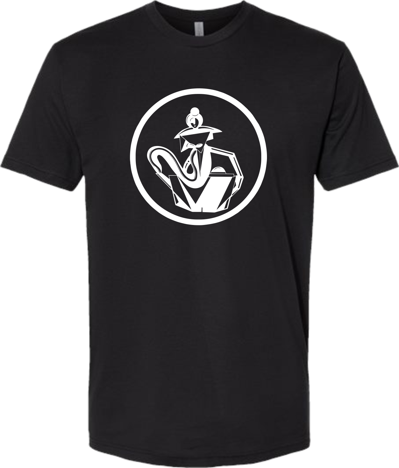 Black ZuZu's Silver Logo T-shirt