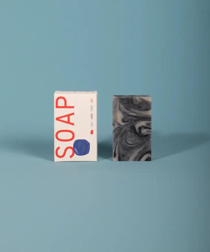 Camp Soap- Camphor & Ho Wood, Charcoal, Arnica & Ashwagandha