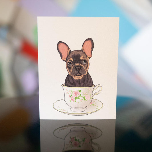 ZuZu's X Colette Holiday Card 22 "Tea Cup"