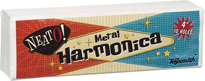 Metal Harmonica with case