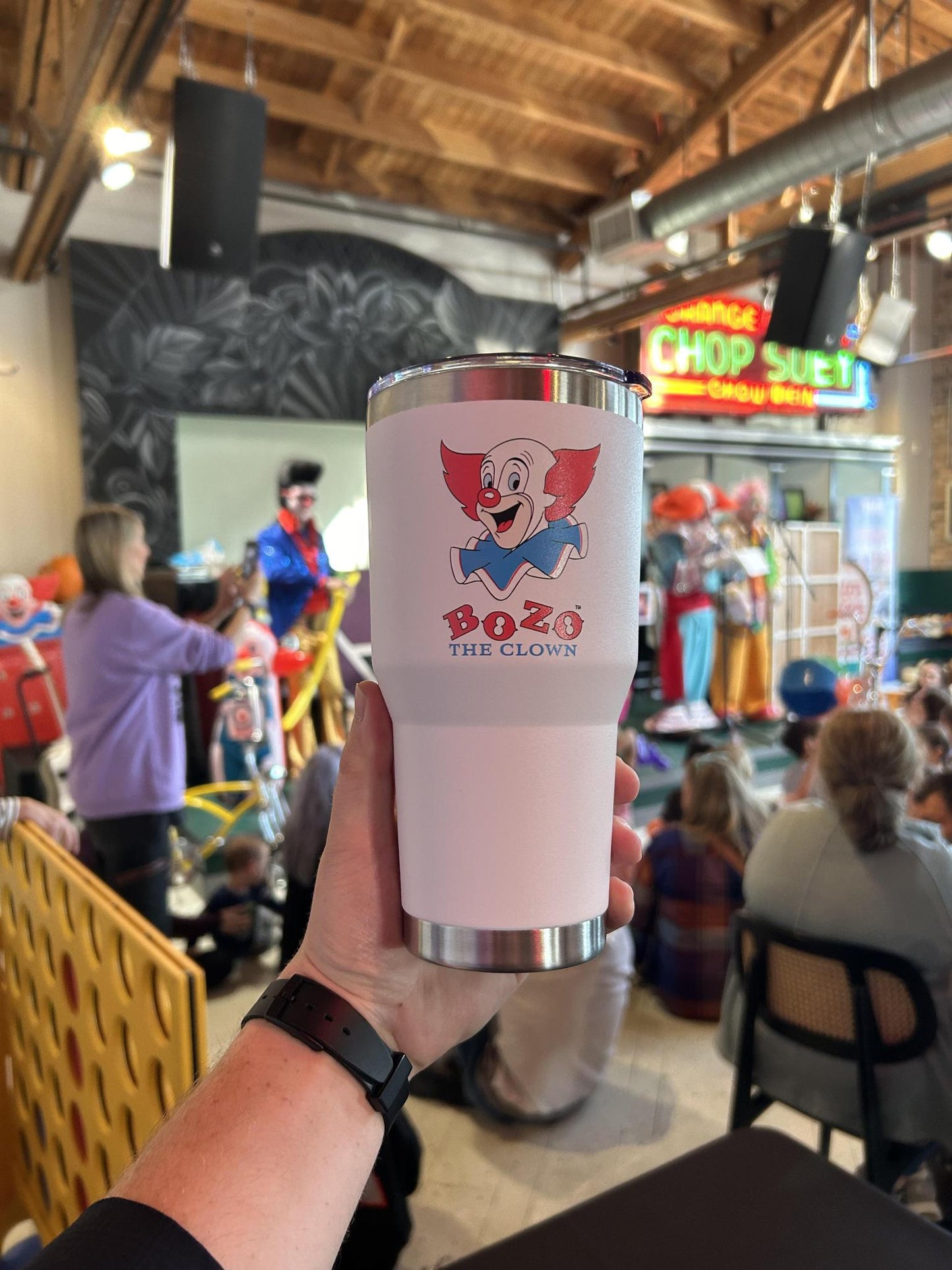 30 oz Bozo The Clown Tumbler