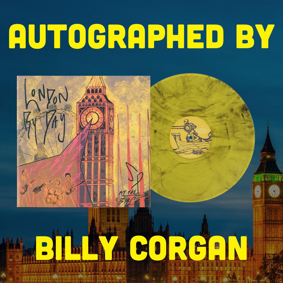 Autographed by Billy Corgan London By Day-Smashing Pumpkins-Live at the BBC