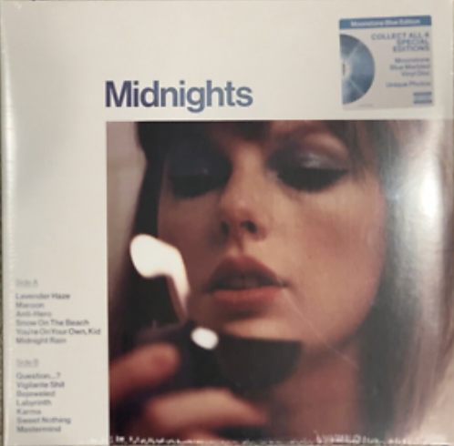 Taylor Swift / Midnights (X) (Moonstone Blue Vinyl)