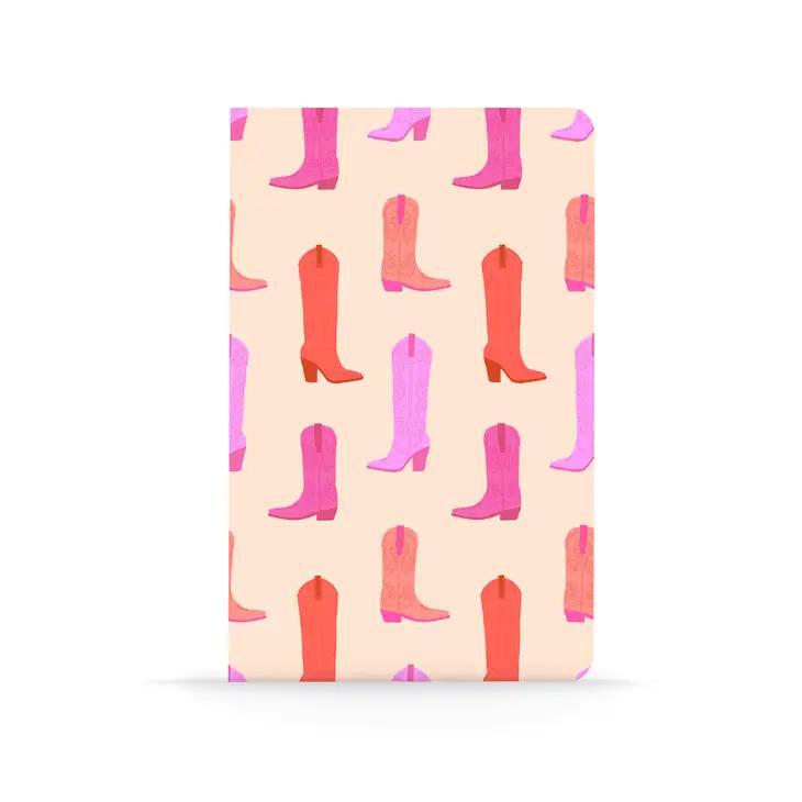 Shades of Pink Boots Classic Layflat Notebook