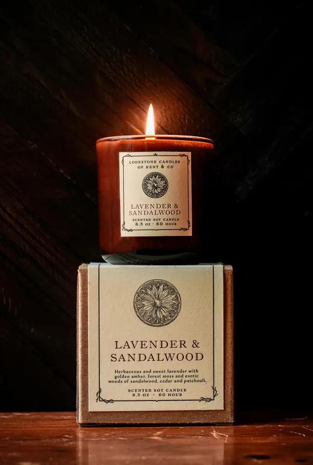Lavender and Sandalwood Luxury Soy Candle