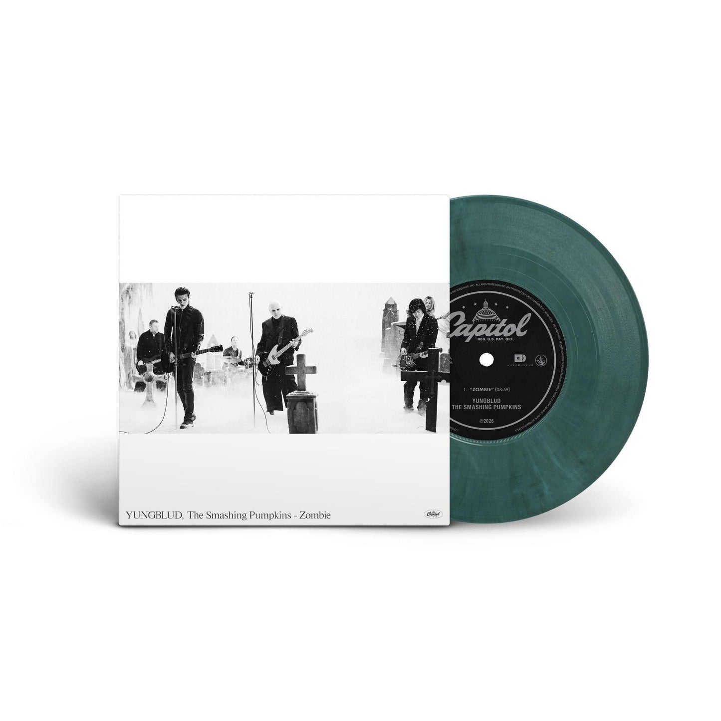 Yungblud, The Smashing Pumpkins - Zombie [Evergreen Ash] 7" Vinyl