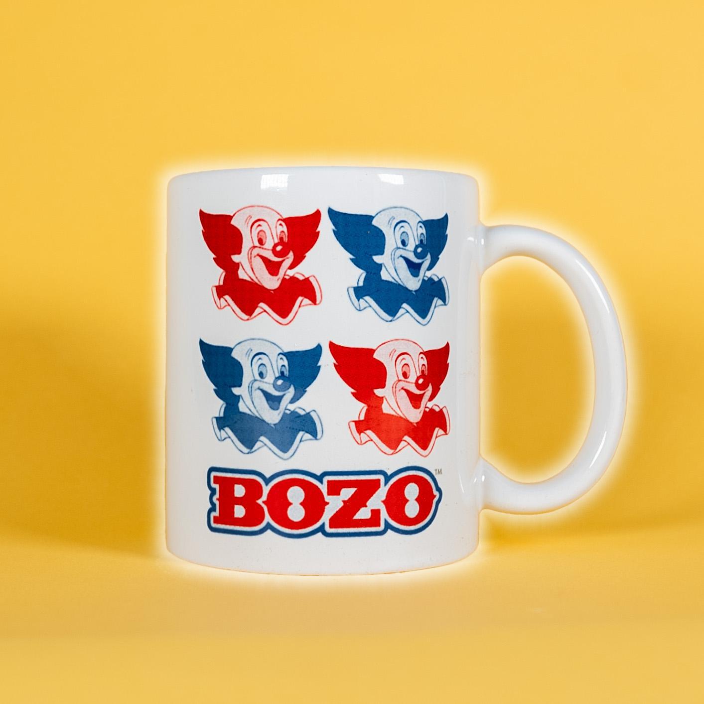 Retro Pop Art Bozo The Clown Mug (Preorder)