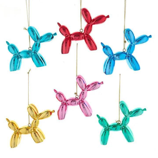 3"Resin Shiny Balloon Dog Ornaments