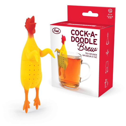 Cock-A-Doodle Brew - Tea Infuser - Rubber Chicken