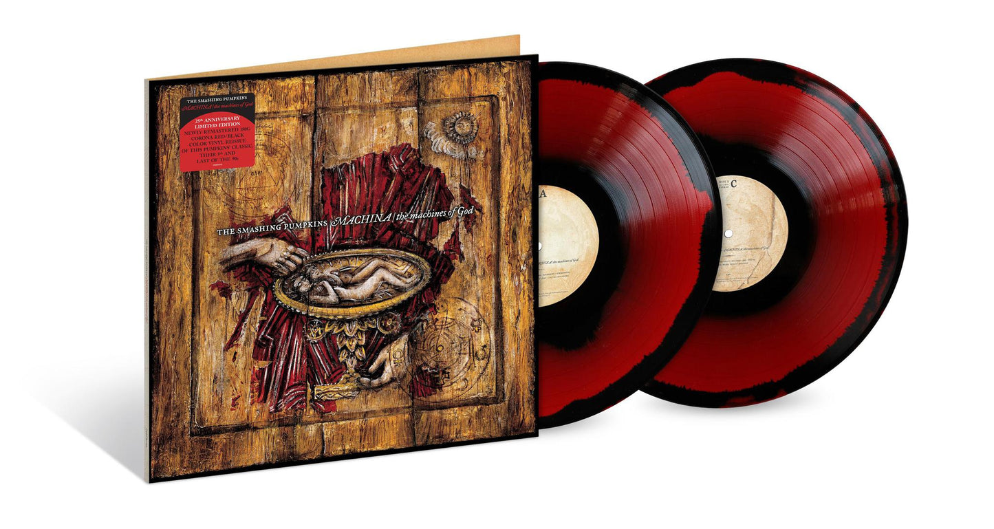 Preorder: The Smashing Pumpkins - MACHINA/THE MACHINES OF GOD Remastered 2LP 180G Red/Black colored vinyl