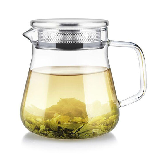 Teabloom One-Touch Tea Maker Glass Teapot (15 oz / 1-2 Cups)
