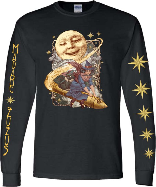 Moon Witch Long Sleeve Shirt MadameZuzu #39 s Moon Witch Long Sleeve Shirt MadameZuzu #39 s