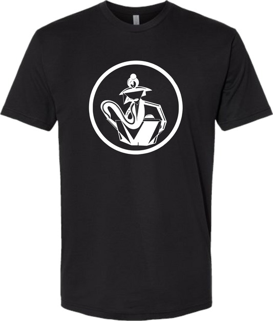Black ZuZu's Silver Logo T-shirt