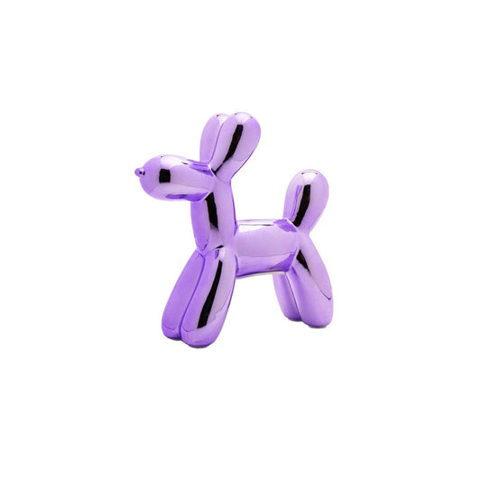 Lavender Mini Ceramic Dog Piggy Bank