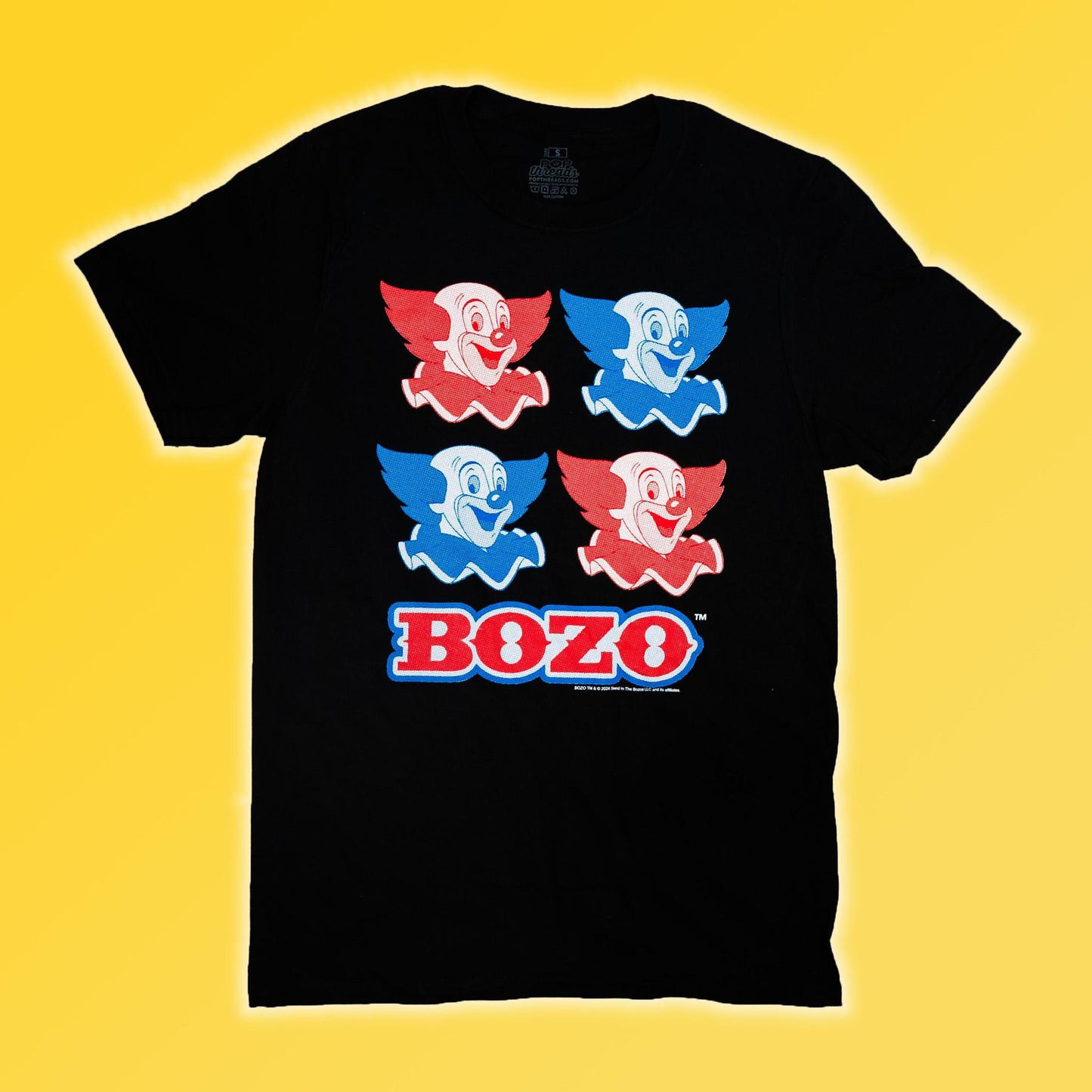 Bozo The Clown Retro Pop Art T-Shirt (Preorder)