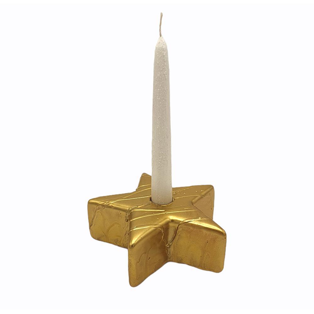 Large Star Candle (All White)
