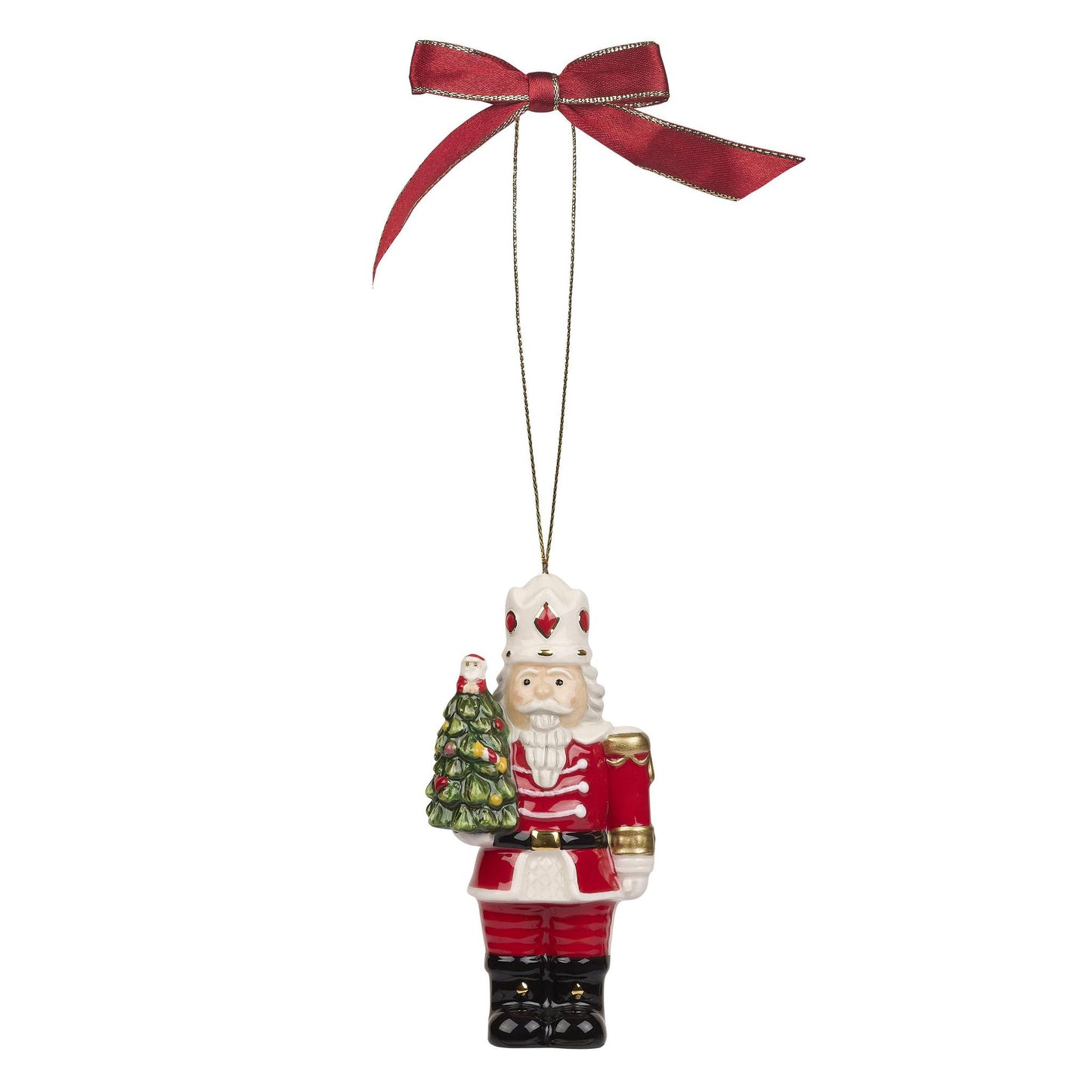 Christmas Tree Nutcracker with Tree Ornament