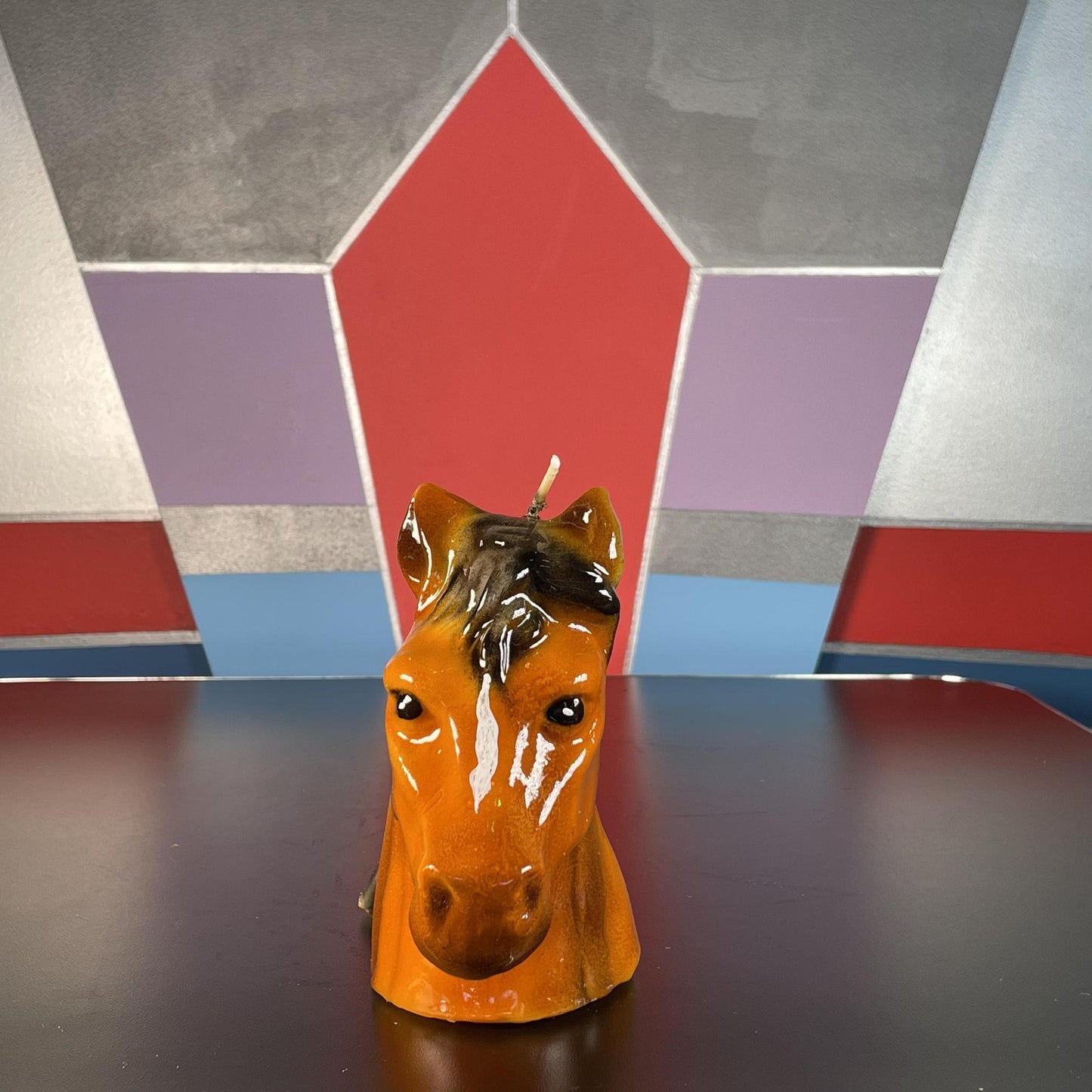 Horse Head Candle