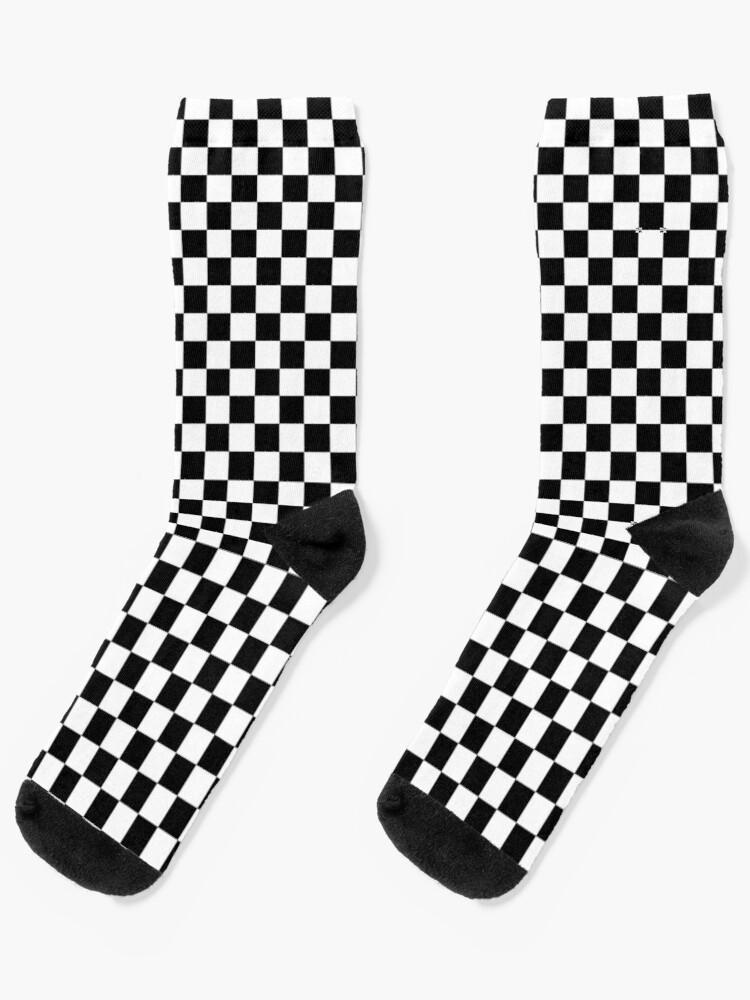 Miss Sparkling Checkered Socks